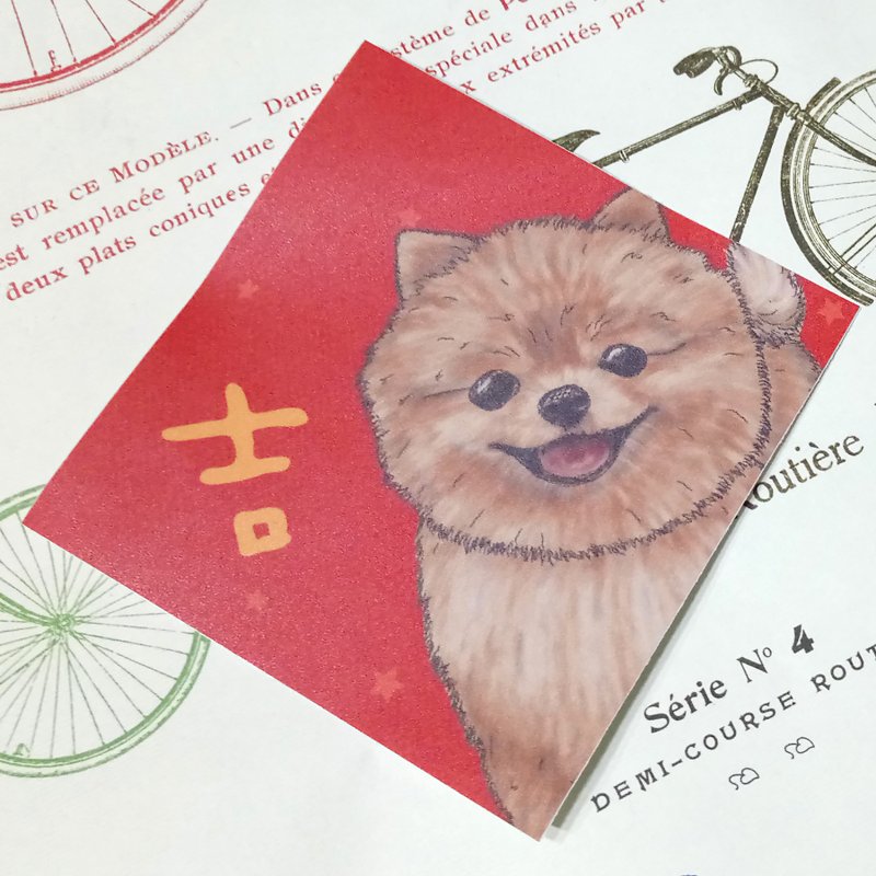 博美春聯-防水貼紙~利是封-揮春-福貼 - 紅包袋/春聯 - 防水材質 