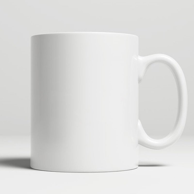 Mug printing fee - printing service (drawing fee is not included) - Customized Portraits - Porcelain White