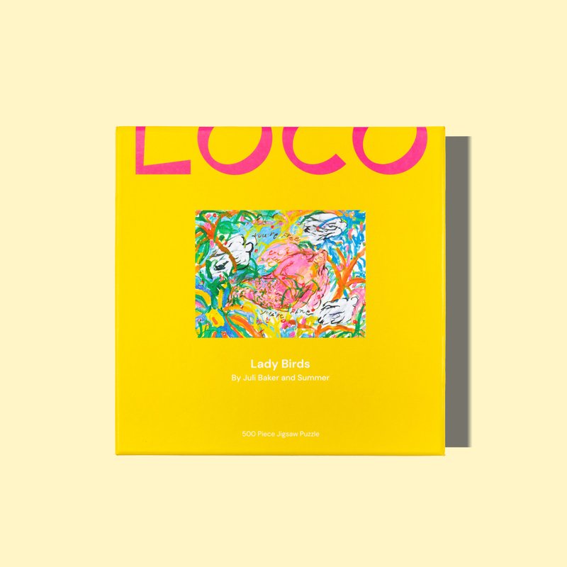 Lady Birds - 500 Jigsaw Puzzle By Juli Baker and Summer - 拼圖 - 紙 黃色