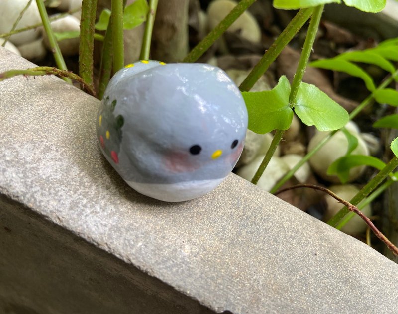 Cute Brid, handmade clay,手作 - 花瓶 - 陶 