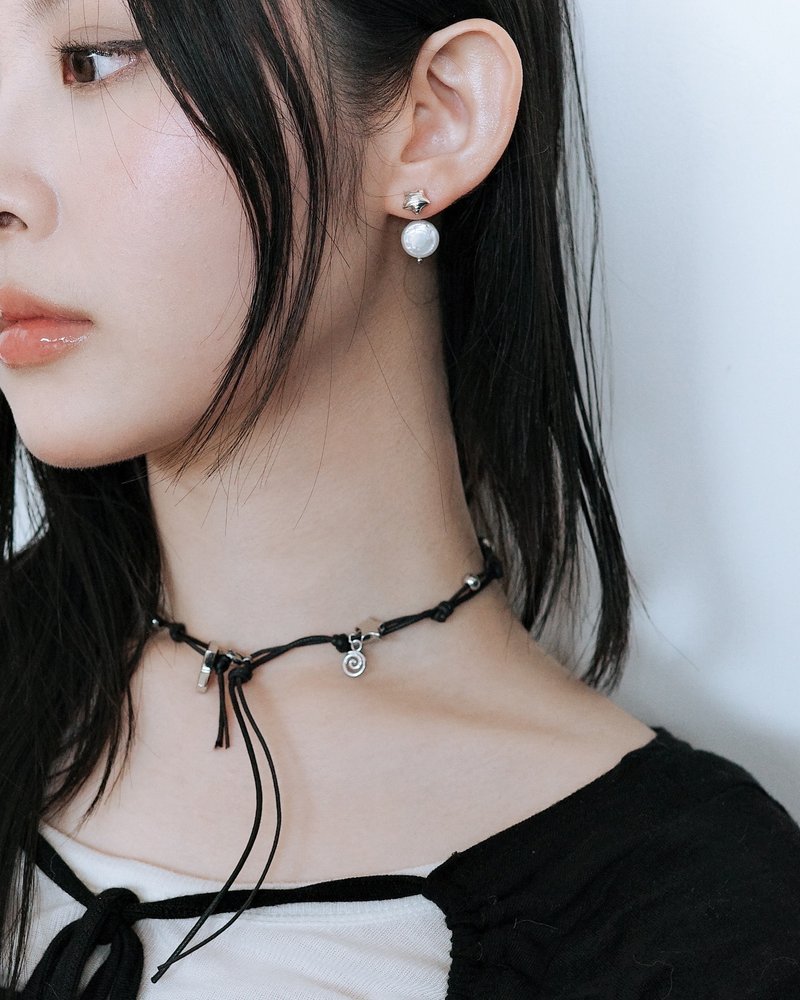 星織 雙繩短項鏈 - 項鍊 - 其他材質 