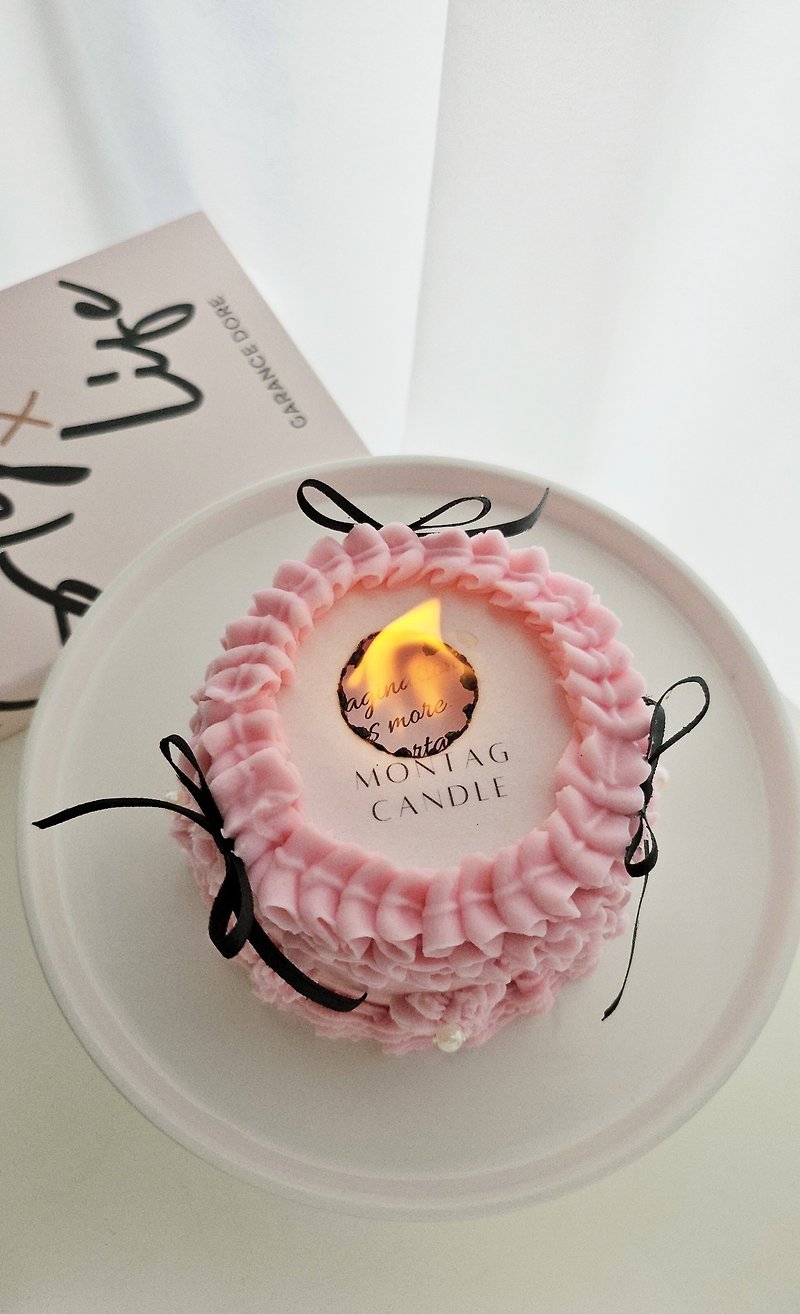 【Taoyuan】Burning Cake Candles - เทียน/เทียนหอม - ขี้ผึ้ง 