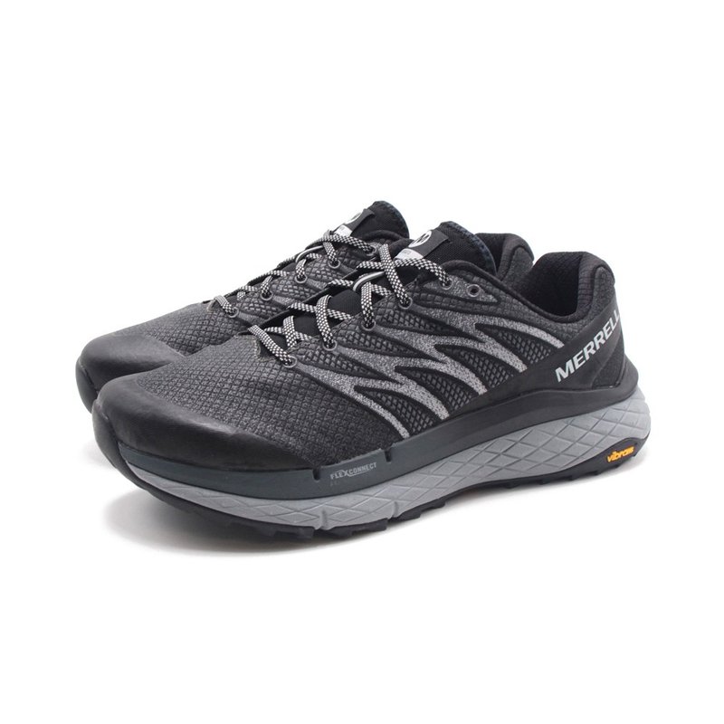 MERRELL(男)RUBATO戶外輕量緩震越野鞋 男鞋-黑灰 - 男運動鞋/球鞋 - 其他材質 