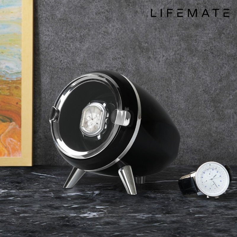 【LIFEMATE】Jebely | 機械手錶自動上鍊盒 JBW090 - 男錶/中性錶 - 塑膠 黑色