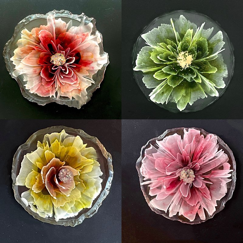 Ao Pengsi Aesthetics 3D Resin Art Flower Painting Course Welcomes No Experience - วาดภาพ/ศิลปะการเขียน - เรซิน หลากหลายสี