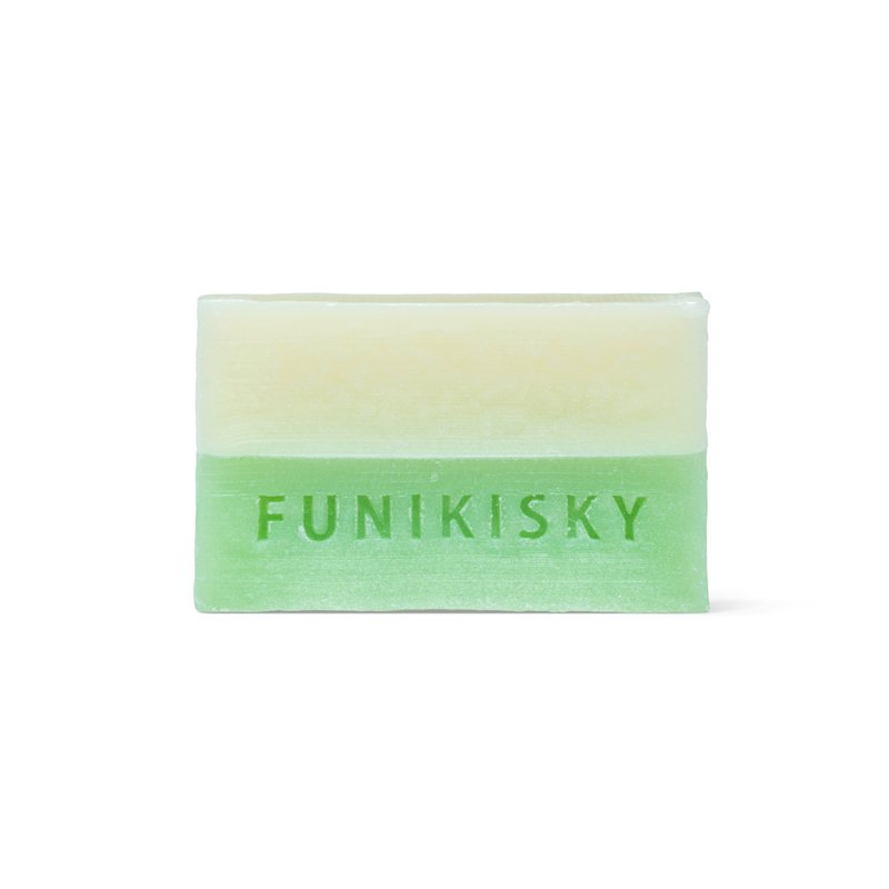 【FUNIKISKY Peppermint Essential oil Handmade Soap】 - สบู่ - น้ำมันหอม สีเขียว