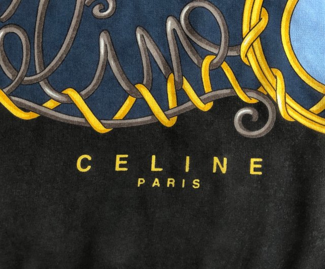 CELINE シルク スカーフ 黒　セリーヌ 楽天市場】【アウトレット】セリーヌ CELINE バンダナ スカーフ