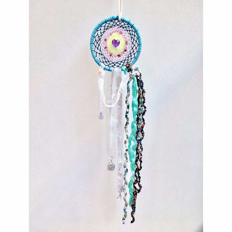 [As gentle as water] Dream Catcher Strap │ natural stone │ customization - Items for Display - Other Materials Transparent