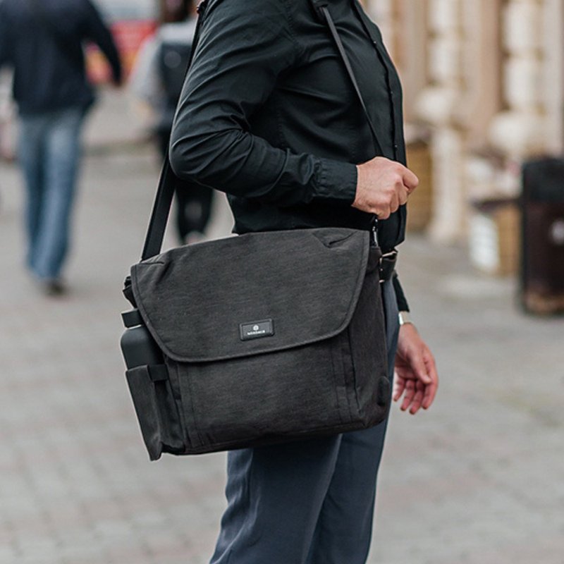 [Rainy Season Magic Weapon] Nordace Siena II Messenger Bag - Multicolor Optional (Black) Waterproof - Messenger Bags & Sling Bags - Polyester 