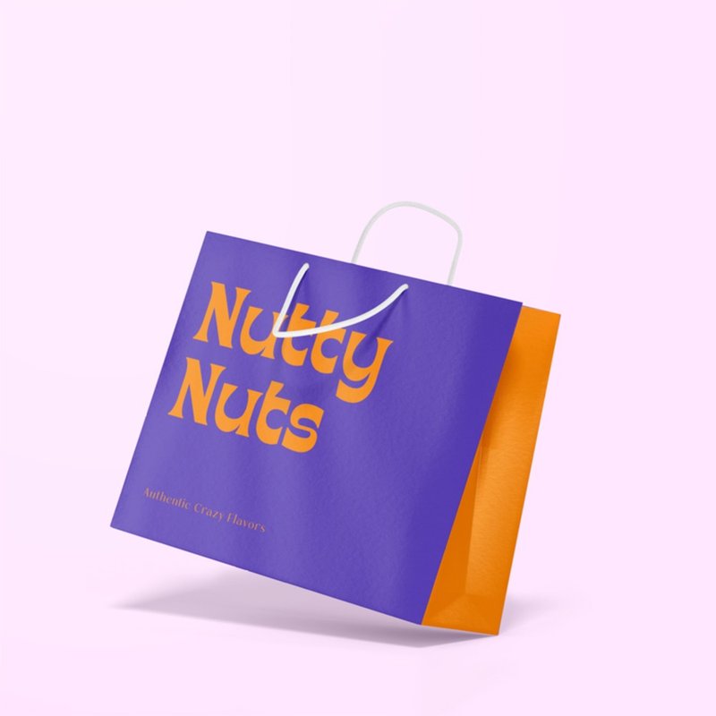 Nutty Nuts branded small tote bag - อื่นๆ - กระดาษ 