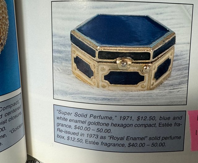 Estee Lauded Estee Lauder released balm box, perfume bottle