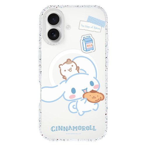 LANI's 風格防摔手機殼 大耳狗布丁狗烘培坊 喜拿吃麵包 透彩框 iPhone 防摔手機殼