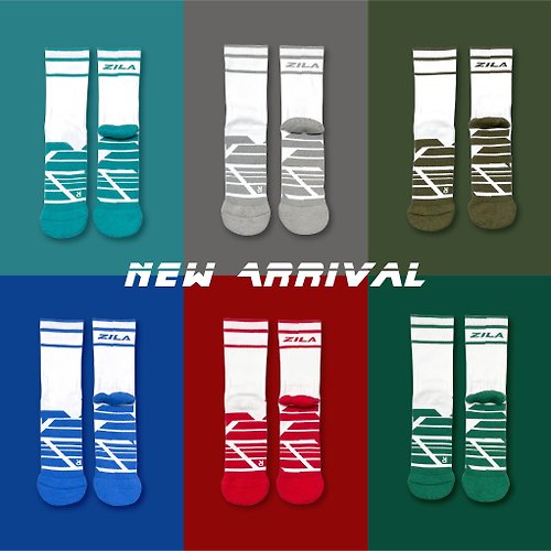 ZILA SOCKS | 台灣織襪設計品牌 3D氣墊包覆運動男襪(左右腳設計)