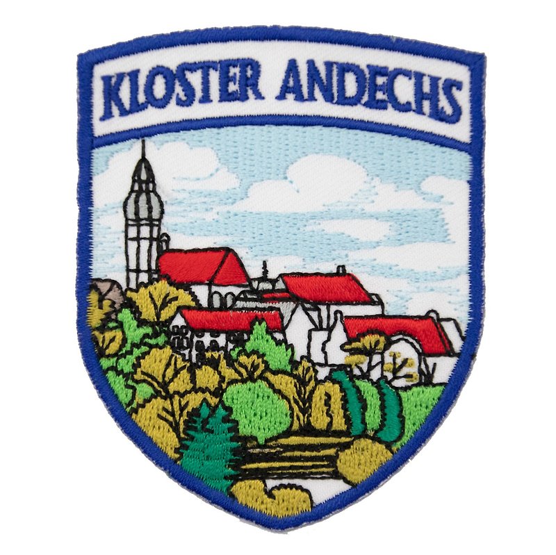 Kloster Andechs Applique Patch Germany Hot Leathers Patch by Heat Seal - เข็มกลัด/พิน - งานปัก หลากหลายสี