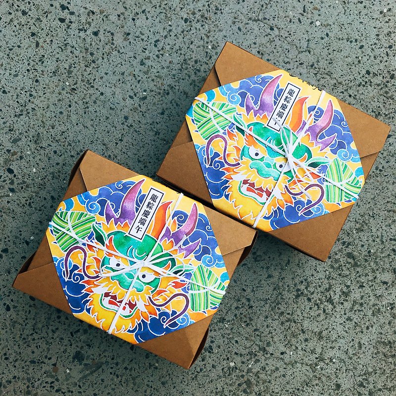 Dragon Boat Festival Sending Rice Gifts [Gifts Harvest Box] 300gx3 Small Package (Meter x1 + Kid's Rice x1 + Days of Love x1) [Xichuan Rice Shop X Roller Tail Design │ Dragon Boating Dragon Boat Festival] - ธัญพืชและข้าว - อาหารสด หลากหลายสี