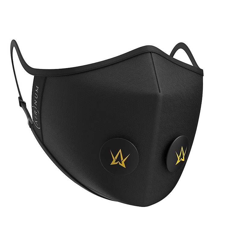 Airinum Urban Air Mask 2.0 Alan Walker 聯名款口罩 - 瑪瑙黑 - 口罩/口罩收納套 - 其他材質 黑色