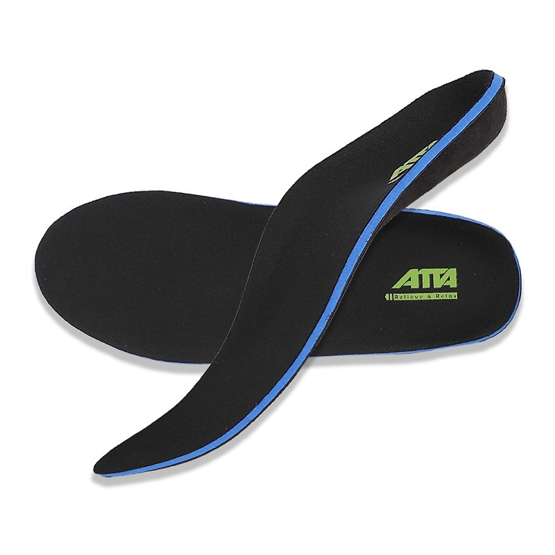 【ATTA】Multifunctional stable arch support insole-functional black - แผ่นรองเท้า - วัสดุอื่นๆ สีดำ