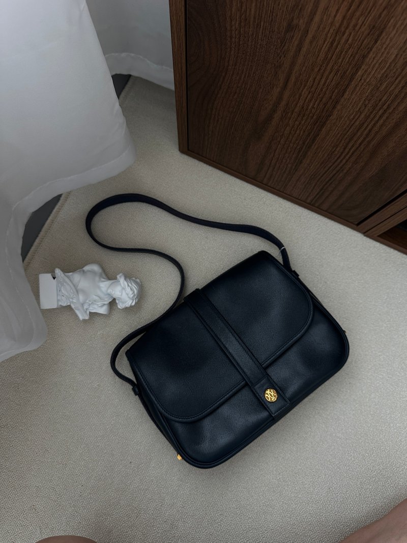 中古包 Hermès 愛馬仕 H扣肩背包 - 手提包/手提袋 - 真皮 黑色
