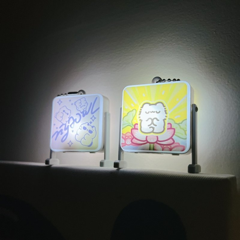 壞喵與毛喵 - 燈箱鑰匙圈(共三款) - 鑰匙圈/鑰匙包 - 其他材質 