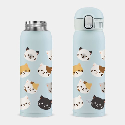 cat sky cat Zojirushi Stainless Steel thermos cup thermos bottle PS020 -  Shop PIXO.STYLE Vacuum Flasks - Pinkoi