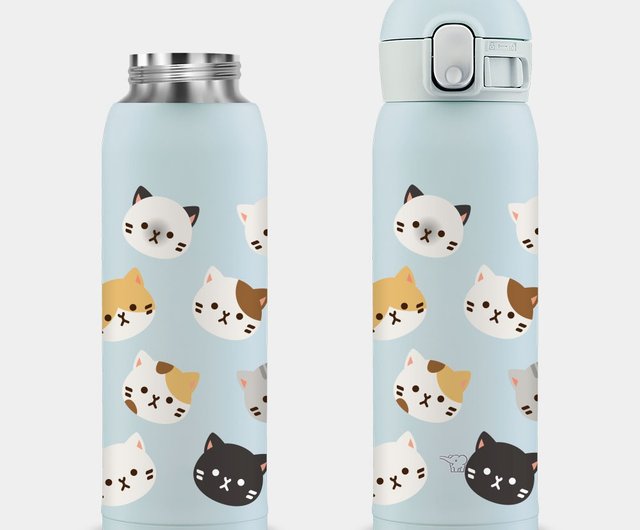 Cat Ukiyo-Milk Jar Thermos - Shop kantan-tw Vacuum Flasks - Pinkoi