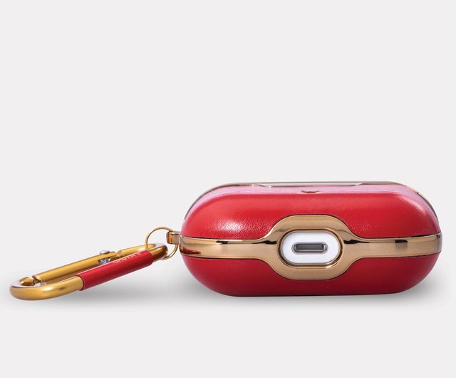 AirPods Pro 本体/充電器/アイアンマンケース付 InfoThinkアベンジャーズシリーズワイヤレスヘッドフォン