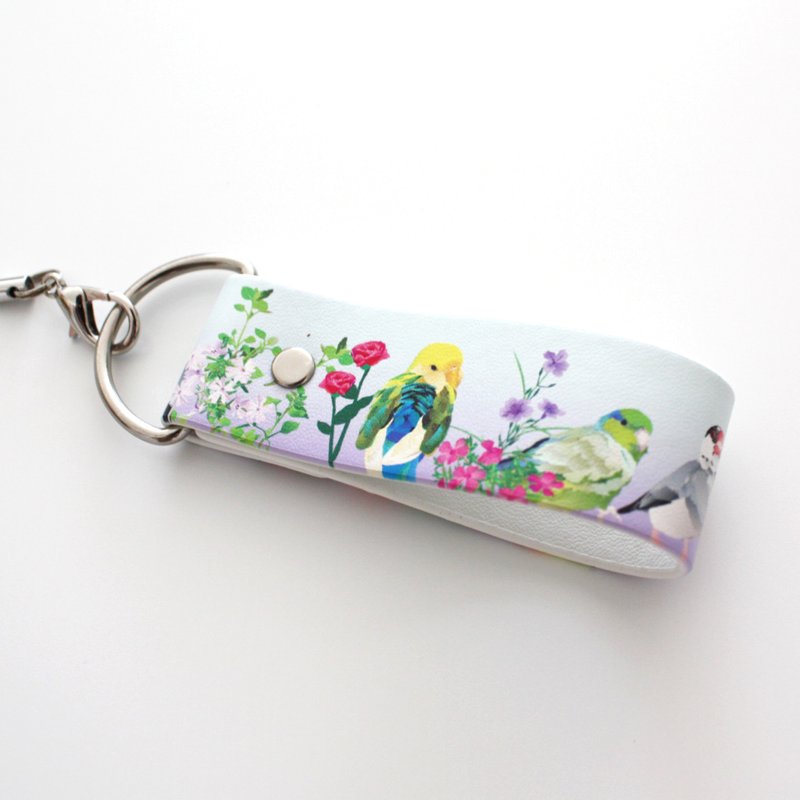 Leather Strap Bird Language Flower Fragrance - Lanyards & Straps - Genuine Leather Multicolor