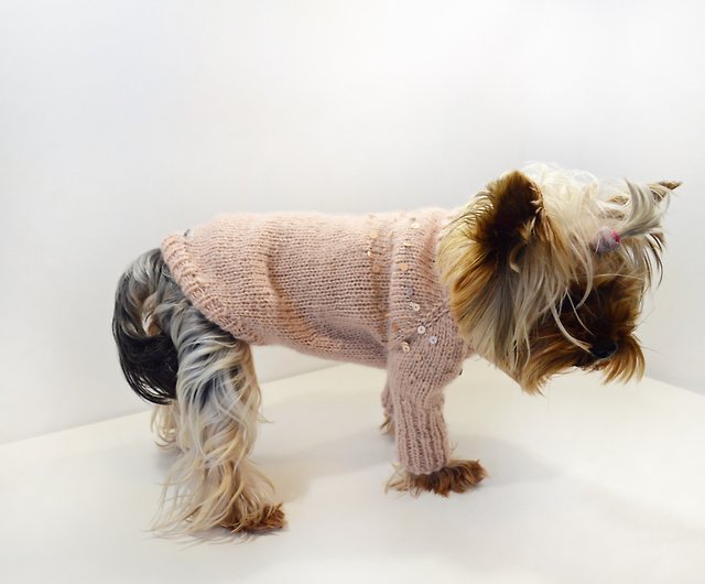 Babyoung Girl Dog Clothes Knitted Dog Dress - Knit Pet Sweaters