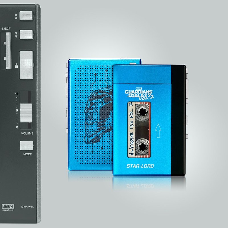 (Original price 1480 yuan limited-time special offer) InfoThink Interstellar Attack-Re-engraved Walkman Bluetooth Speaker - ลำโพง - พลาสติก สีน้ำเงิน