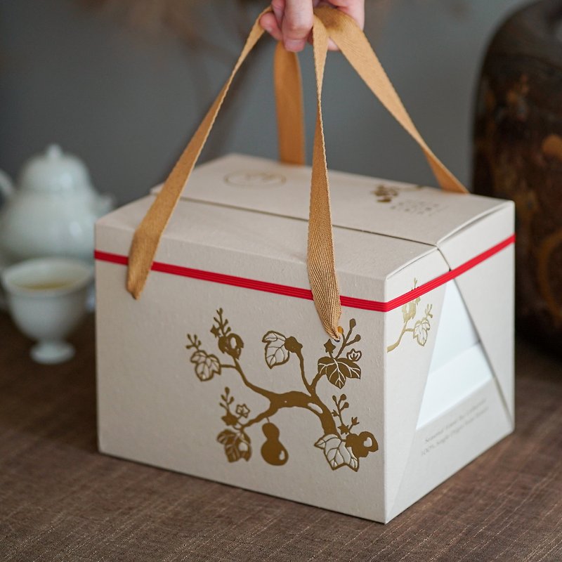 [Tian Tea Time] Double-layered gift box: Great Satisfaction Special (tea can/tea bag) - Tea - Fresh Ingredients 