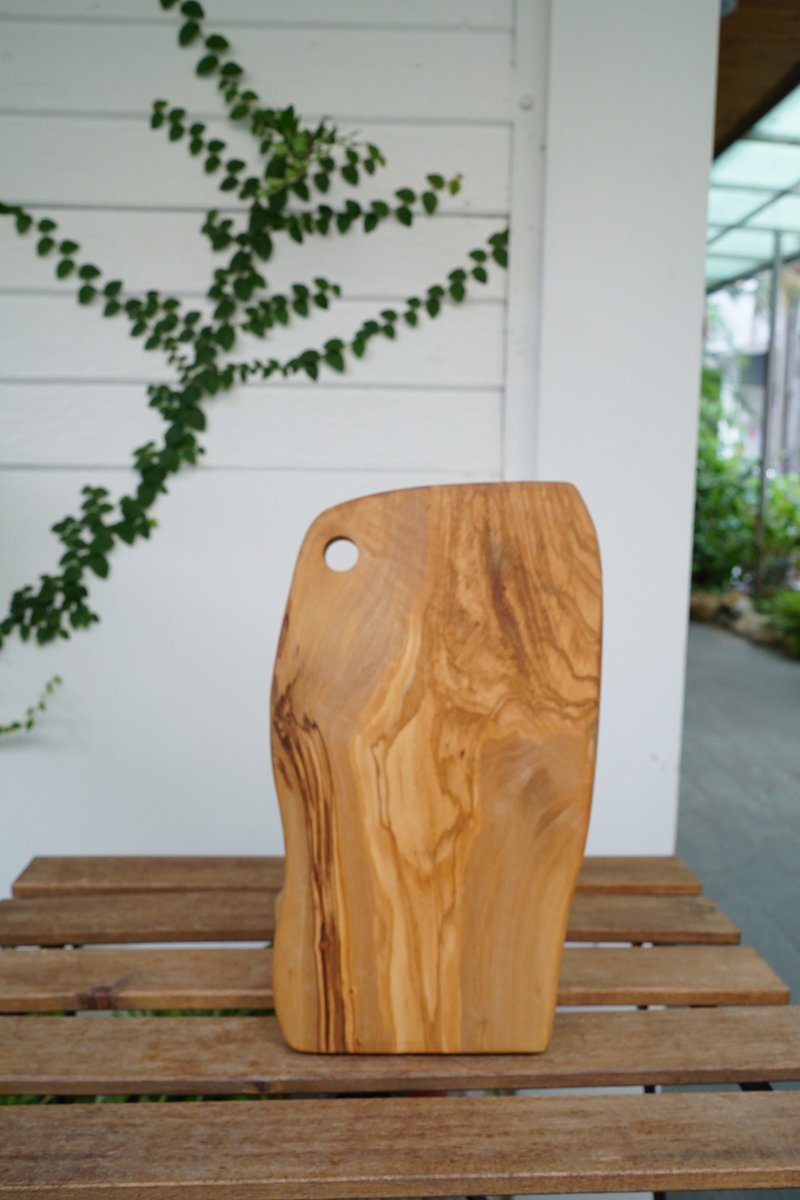 Italian Zen Forest olive wood chopping board/tray Olive wood chopping board - ถาดเสิร์ฟ - ไม้ สีกากี