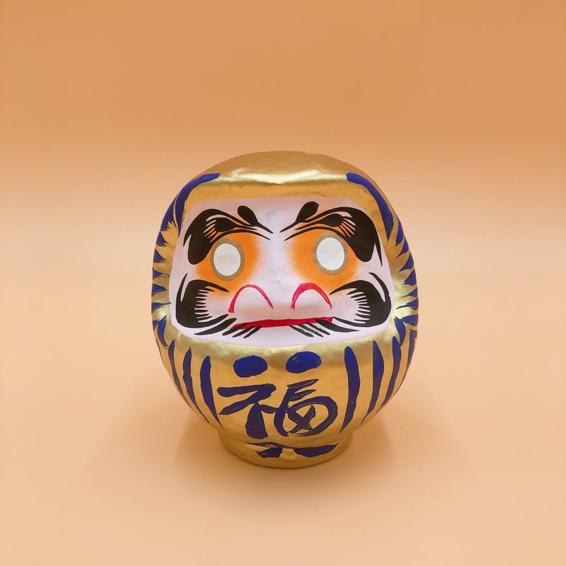 【招福祈願】達摩不倒翁 だるま 金色 多尺寸 擺設 送禮 許願 DIY - 擺飾/家飾品 - 紙 金色