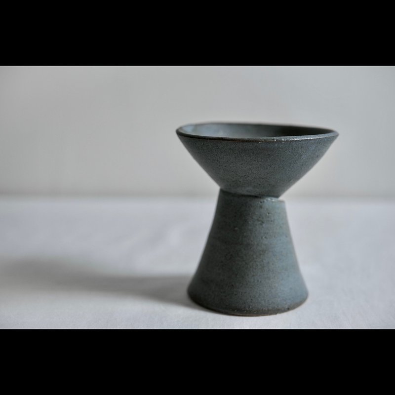 no25de_磨砂墨灰藍 精油燭台精油燈 /ceramic 2019 - 香氛/精油/擴香 - 陶 