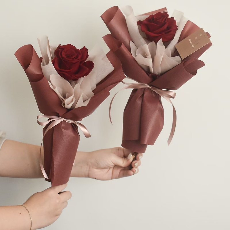 /Bouquet/Single Eternal Rose Bouquet (Large) - Dried Flowers & Bouquets - Plants & Flowers Multicolor
