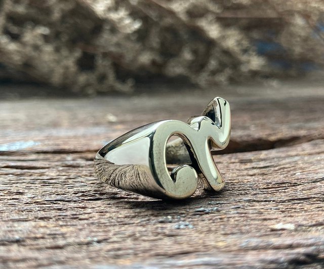 Thai number 9 nine ring for unisex made of sterling silver