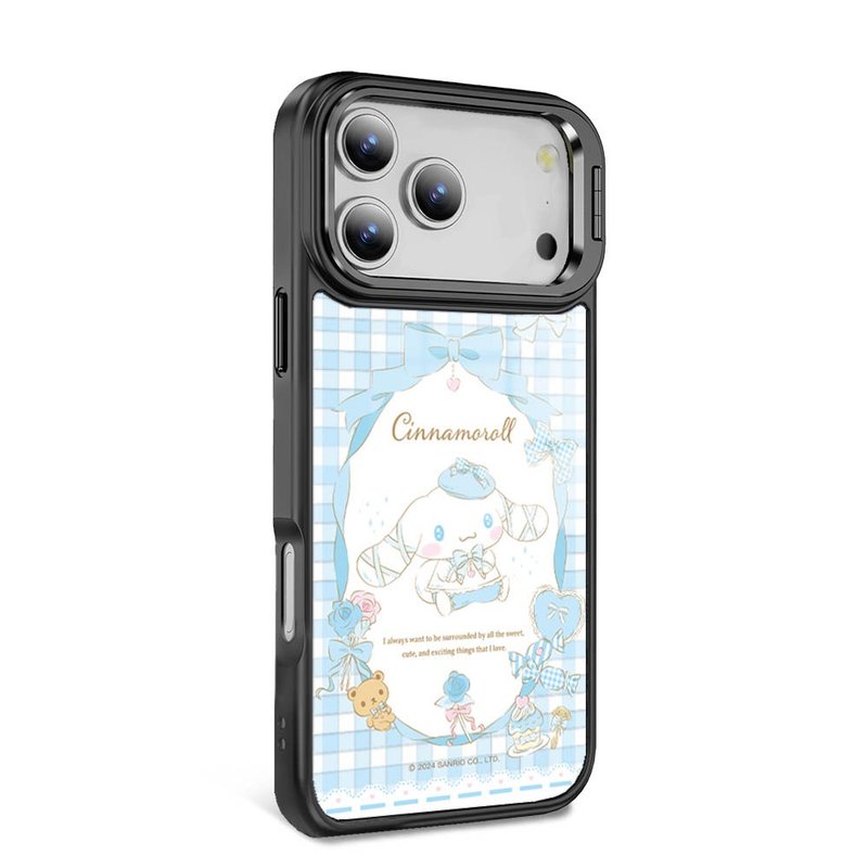 三麗鷗iPhone 全系列軍規防摔合金框隱形立架手機殼-蘿莉塔大耳狗 - 手機殼/手機套 - 其他材質 多色