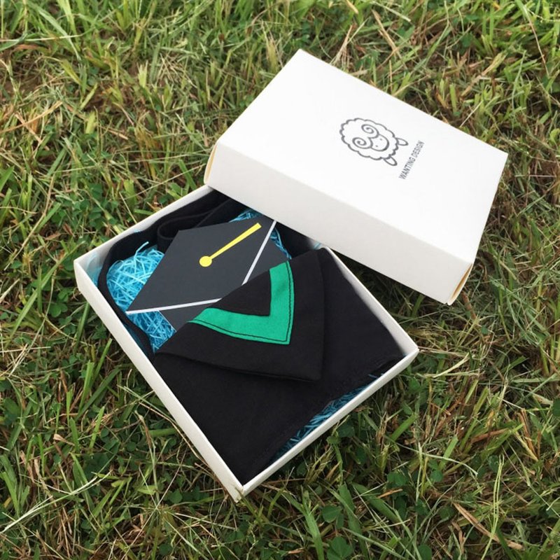 WD 經典畢業飲料提袋【自然綠】 - 飲料提袋/杯套 - 棉．麻 綠色