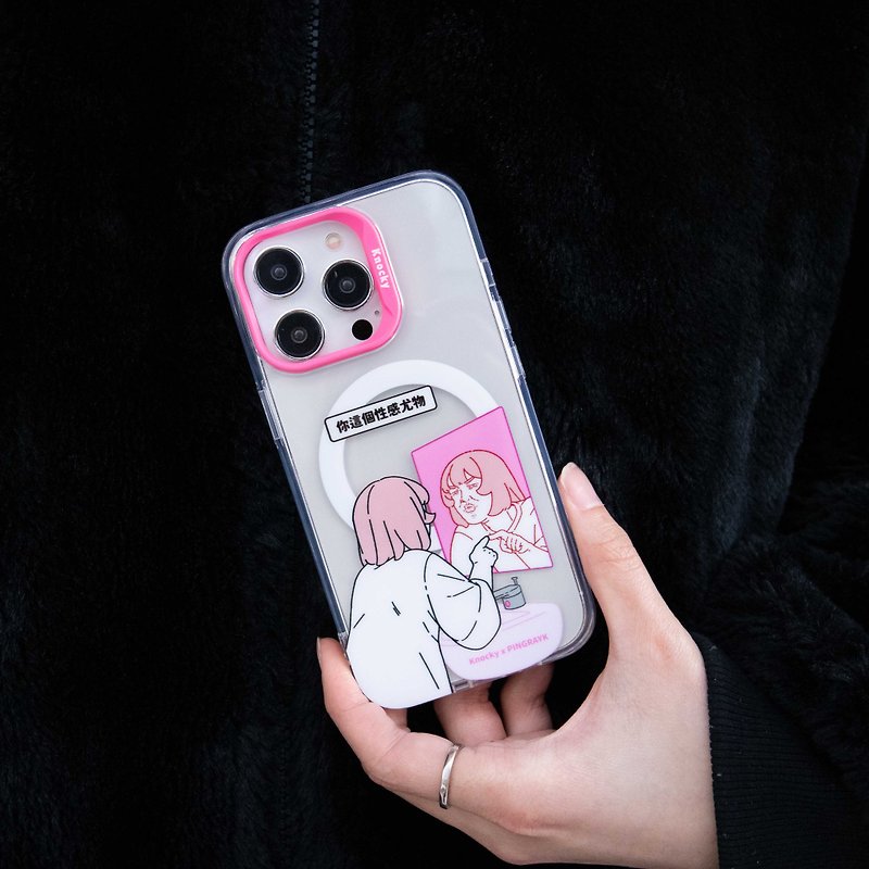 So the RJ co-branded model | iPhone 13/14/15 series cases support MagSafe - Phone Cases - Other Materials Pink