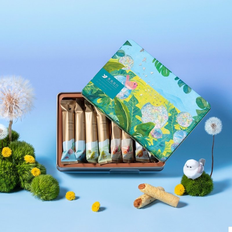 青鳥旅行 | 2025 蒲光漫舞-經典蛋捲禮盒 16 入 - 零食/點心 - 新鮮食材 綠色