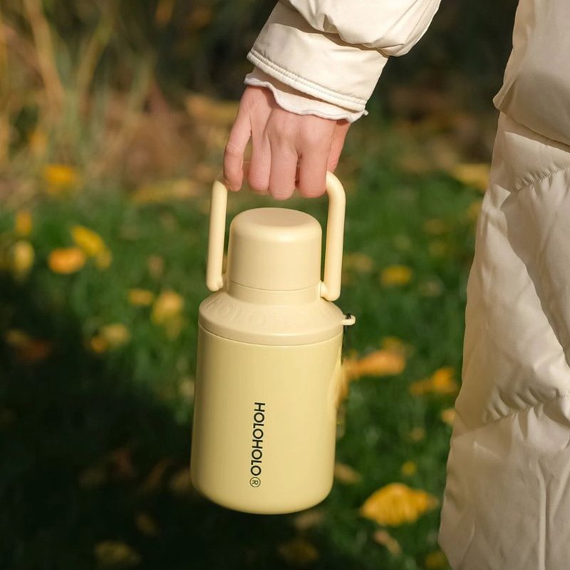 【HOLOHOLO】ALL KETTLE Portable Insulated Outdoor Kettle (1000ml / 5 colors) Camping - กระบอกน้ำร้อน - สแตนเลส หลากหลายสี