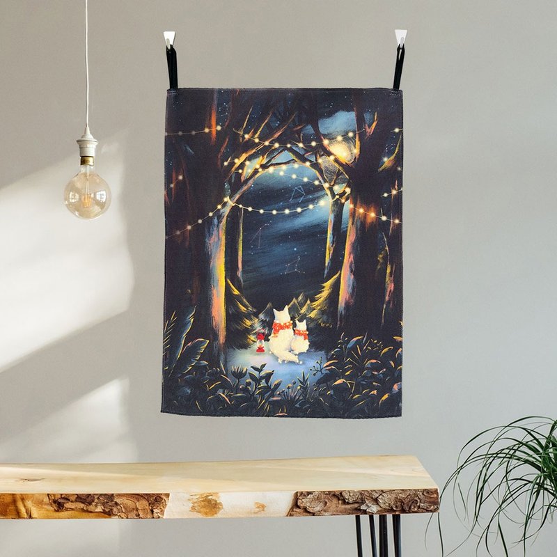 織物柱 - 壁貼/牆壁裝飾 - 其他材質 白色