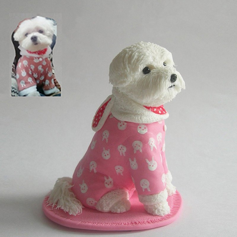 客製化  穿兔裝的瑪爾濟司(12公分) - 擺飾/家飾品 - 黏土 