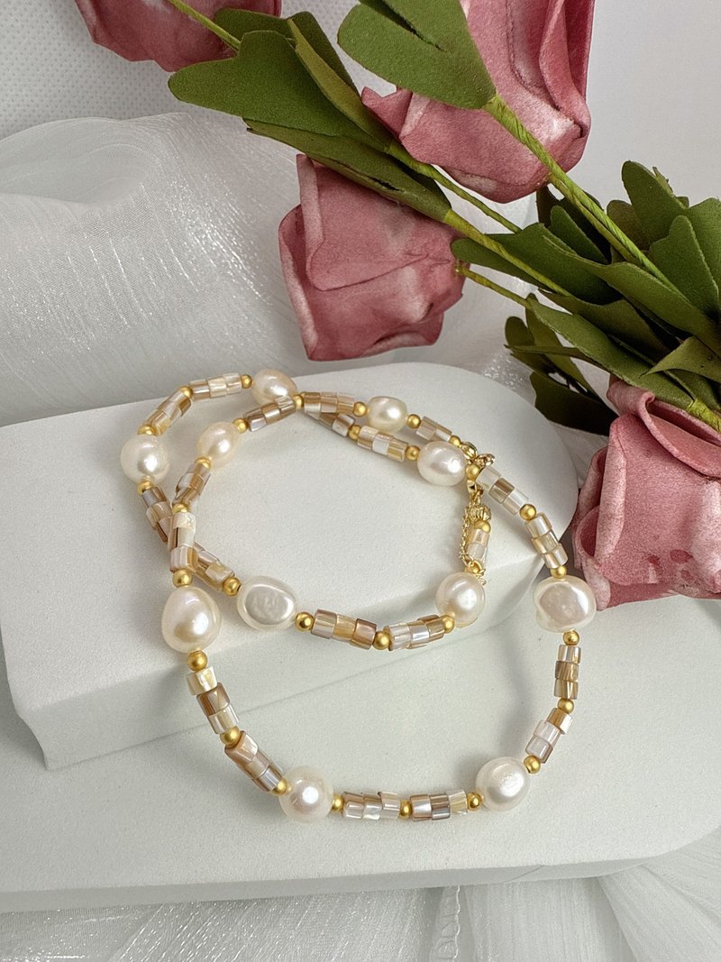 【TING】月光貝語・潮之心 × 靜之光能量項鍊、手鏈 - 項鍊 - 水晶 