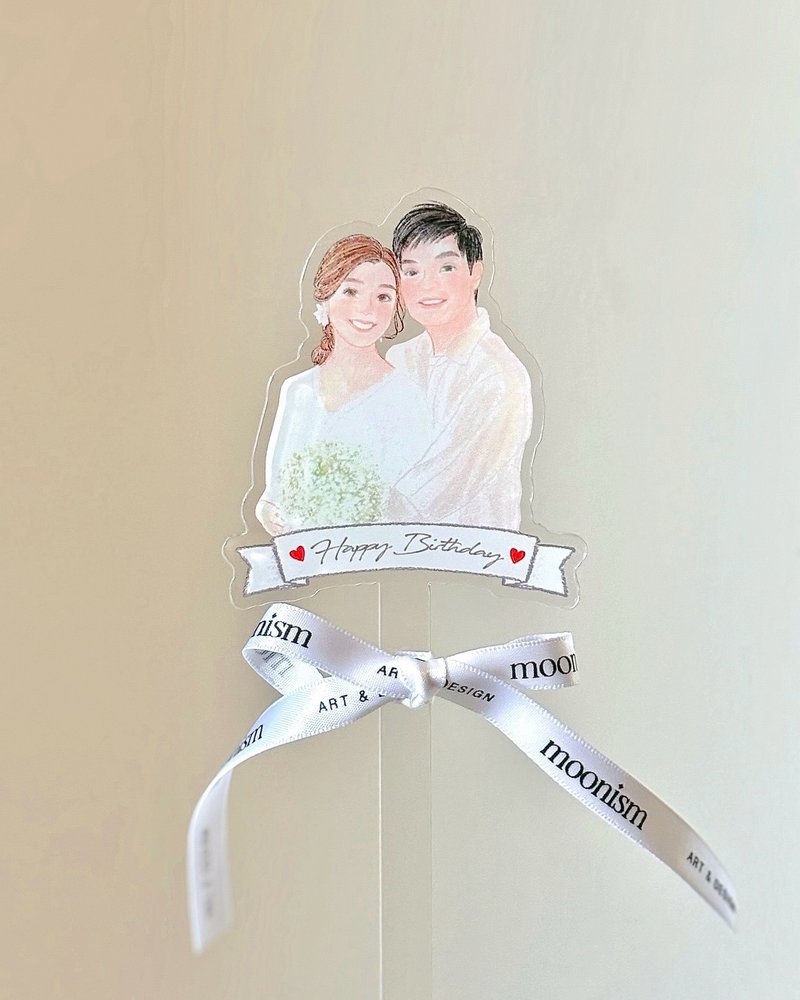 加購 似顏繪Acrylic鎖匙扣 - 鑰匙圈/鑰匙包 - 其他材質 