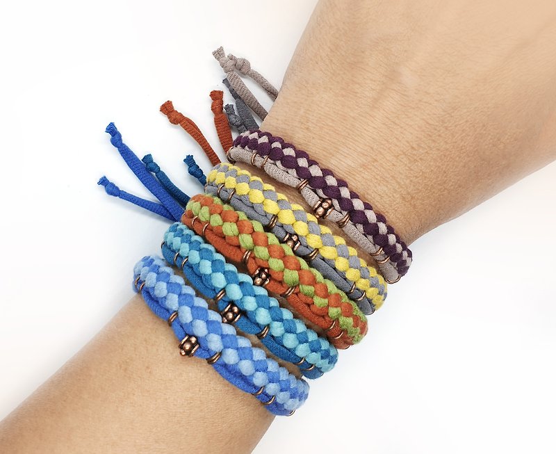 Eco-Friendly Materials Bracelets Multicolor - Boho Braided Bracelet for Men, Friendship Bracelet Gift for Him