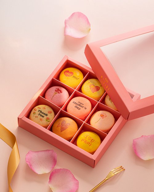 HABIBI macaron 【HABIBI馬卡龍】9入母親節禮盒(預購商品)