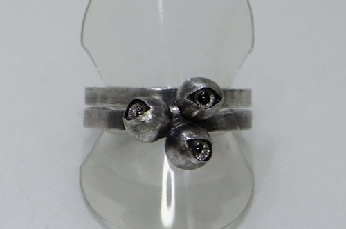 stare ball ring_6 (s_m-R.39) 銀玻戒指指环眼睛目jewelry sterling