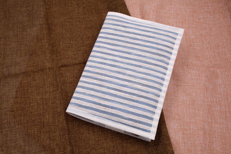 [Paper Cloth Home] Hemming Book Covers, Book Clothes, Handbook Covers, Notebook Covers (A5/G16K) Blue and White - Notebooks & Journals - Paper Blue