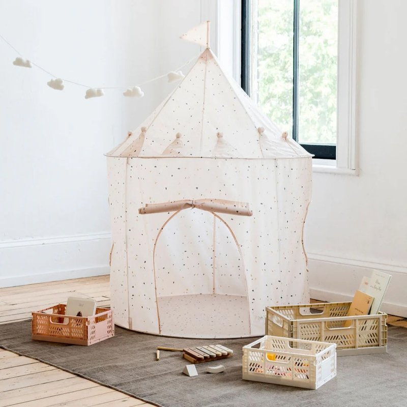 【3 sprouts】Friendly Earth Children’s Game Castle Tent (new colors arriving) - ของเล่นเด็ก - วัสดุอื่นๆ หลากหลายสี