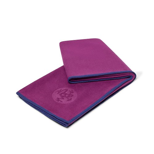 MANDUKA 台灣經銷 【Manduka】eQua Hand Towel 瑜珈手巾 - Purple Lotus (濕止滑)